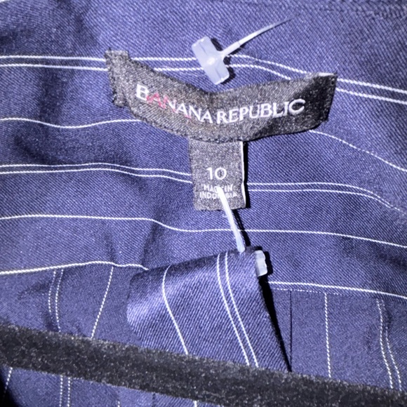 Banana Republic Navy and White Striped Dress - Picture 9 of 9